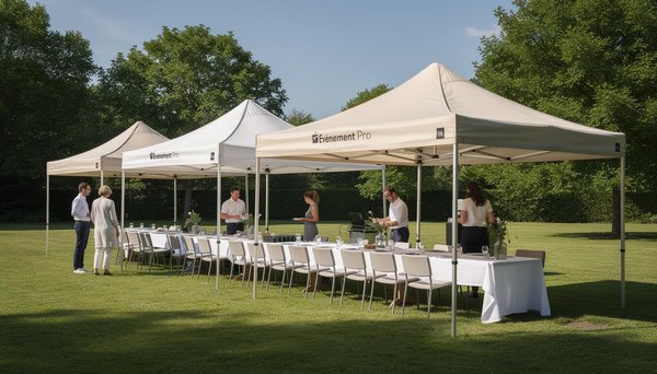 Tentes pliantes professionnelles : la solution idéale pour vos événements en extérieur